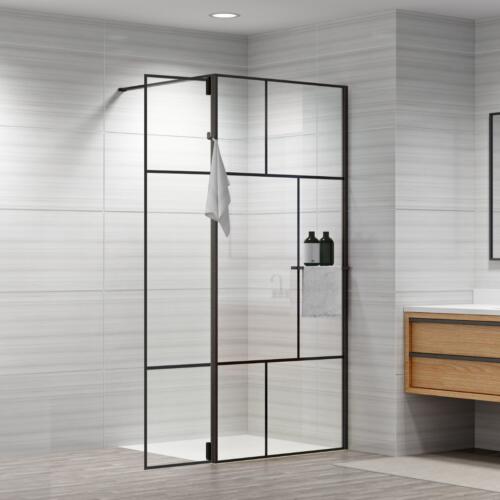 Walk in tuš stijena s policom i vratima